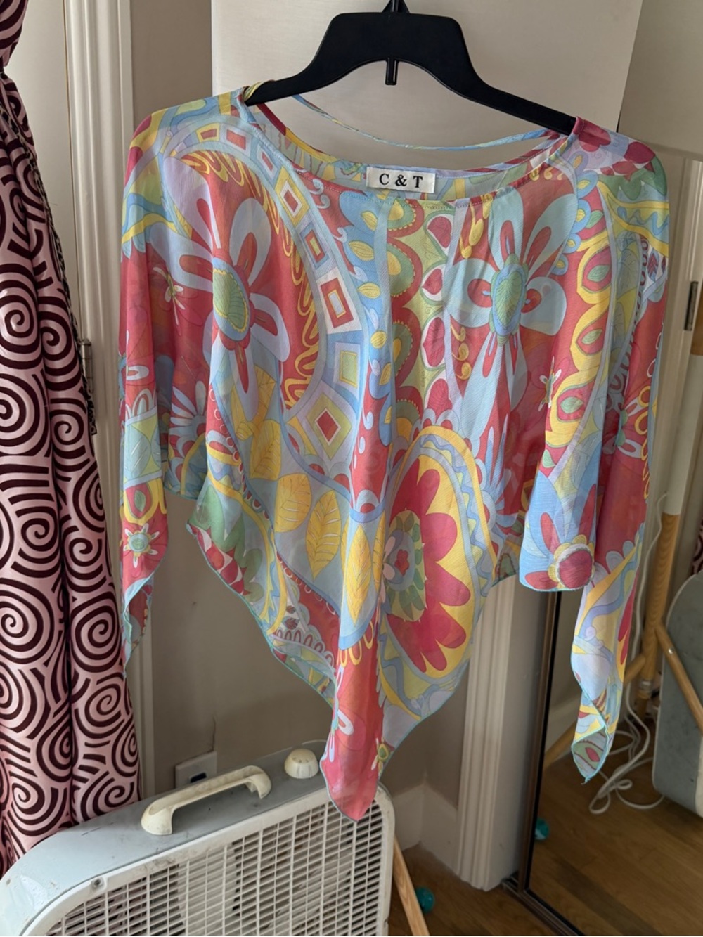 Sheer poncho